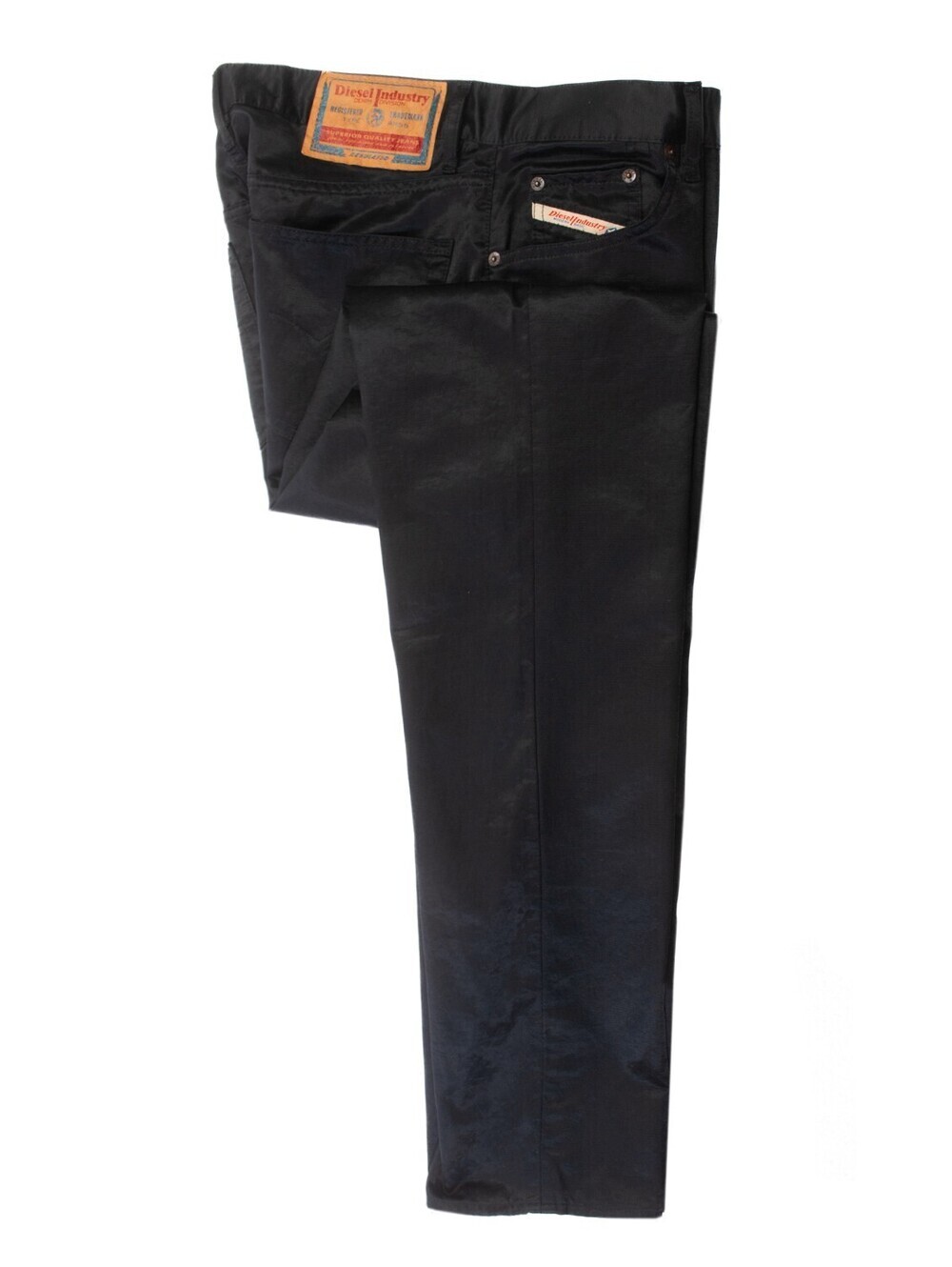 Diesel Black Coated Keetar 5-Pocket Pants 31416